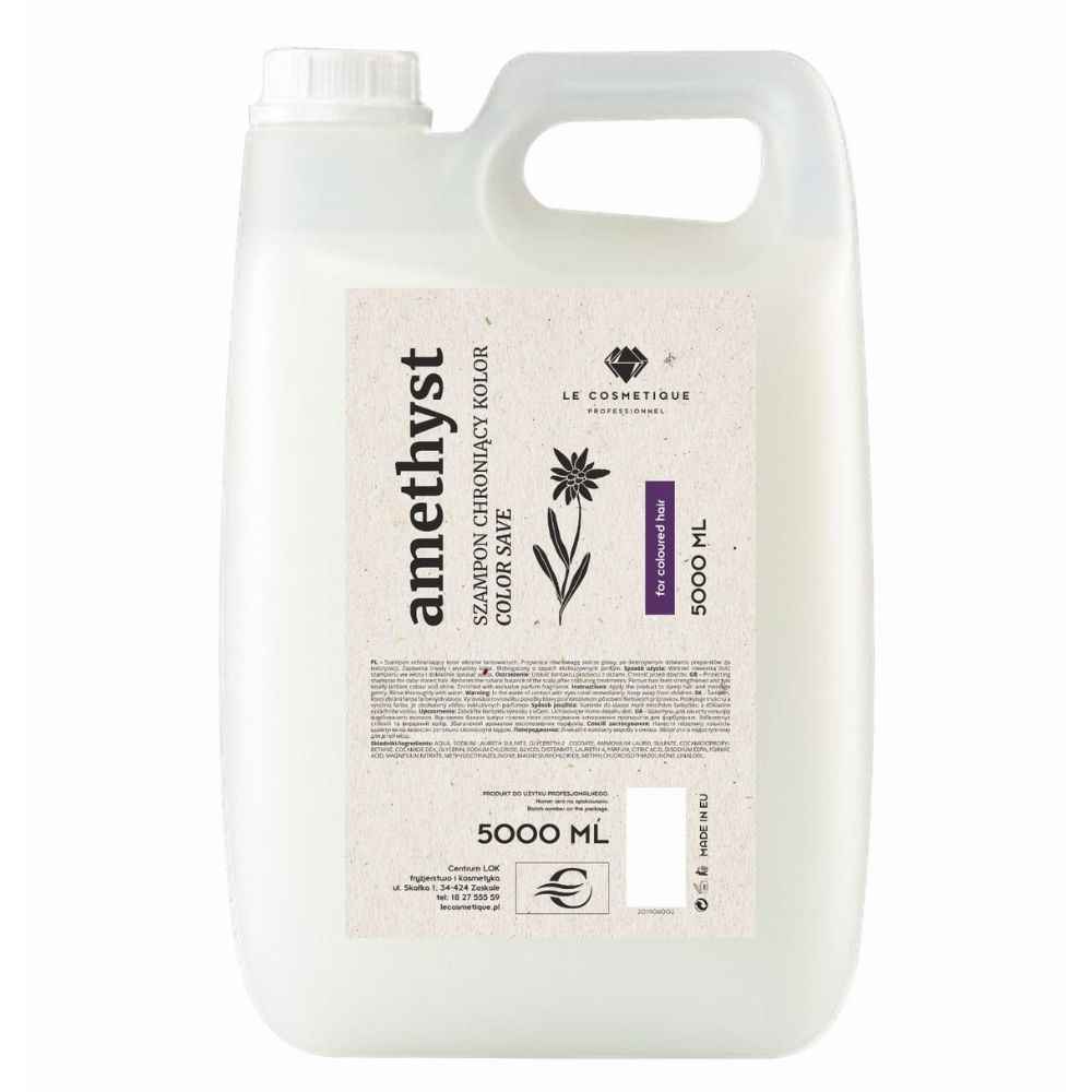 Le Cosmetique Amethyst szampon do włosów farbowanych 5L